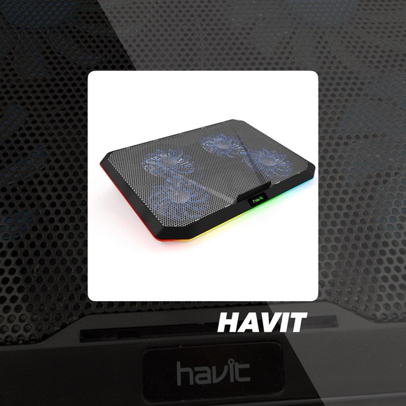 EUC Havit RGB Laptop Cooling Pad - Picture 1 of 11